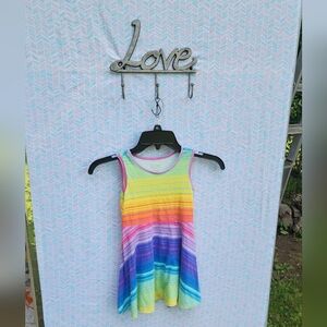 The Children's Place Vibrant Striped Dress Size 4t Kids Dress Rainbow
